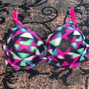 Pink Victoria Secret multi color Bra
